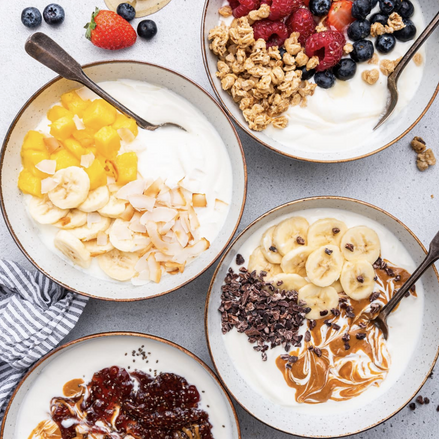 Yogurt Bowls (4 Ways)
