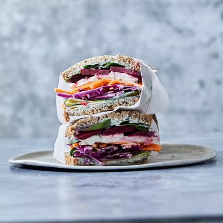 Super salad sandwich