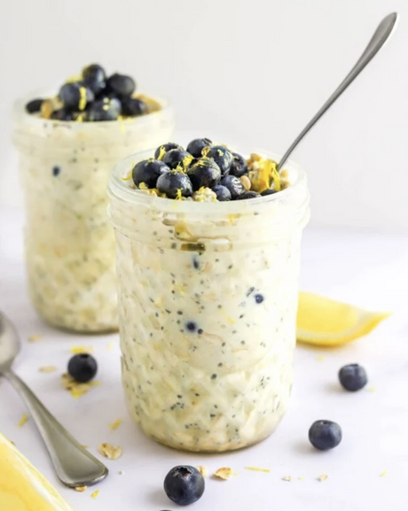 Blueberry lemon overnight oats
