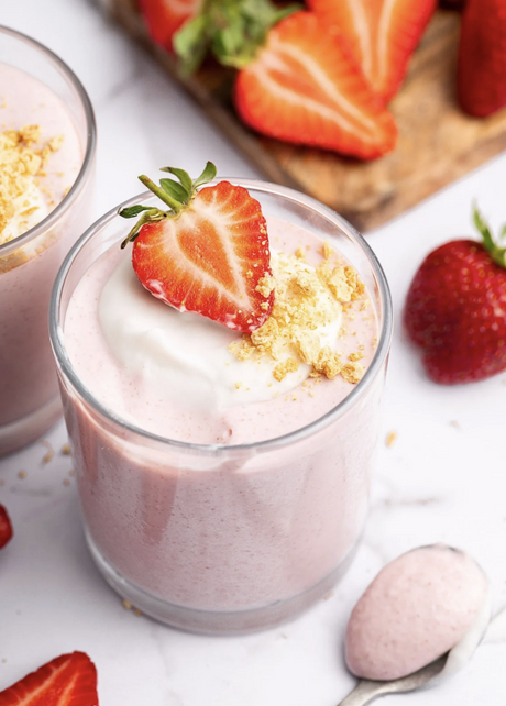 High-Protein Strawberry Mousse