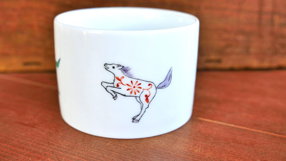 サムネイル： Colorful Horses Mug