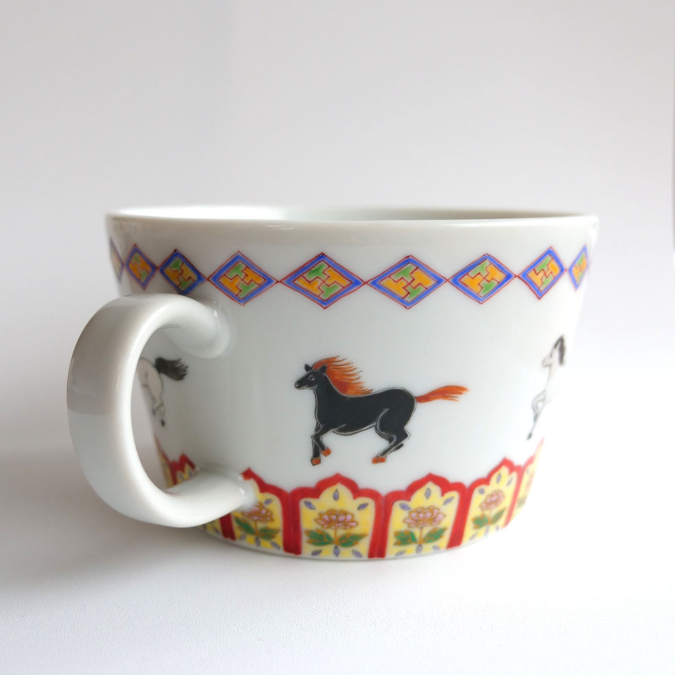 Miniature : Tasse à soupe de cheval