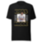 Black Unisex T-Shirt Front View