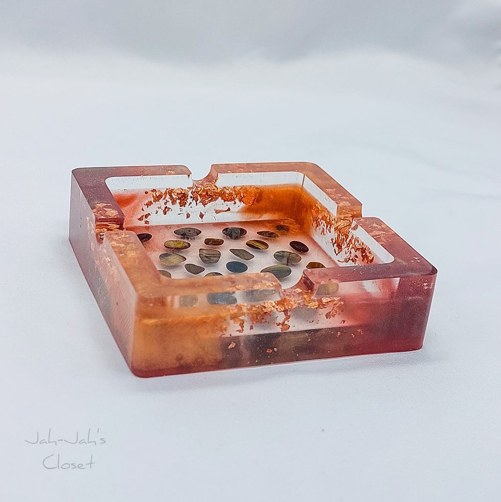 Thumbnail: Resin Ashtray -  Protection / Tiger Eye