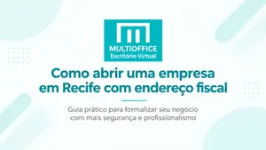 Empreendedor em escritório profissional ao abrir empresa em Recife com endereço fiscal da Multioffice