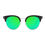 縮圖：Biloxi -  Women Half Frame Round Cat Eye Polarized Sunglasses