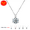 Thumbnail: Starsgem Silver Jewelry Necklaces S925 Moissanite Diamond Pendant Necklace