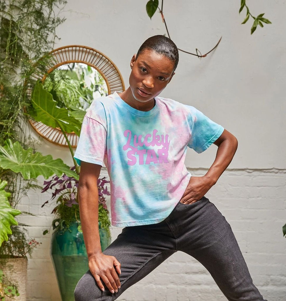Thumbnail: Lucky Star Madonna Organic Boxy T Shirt