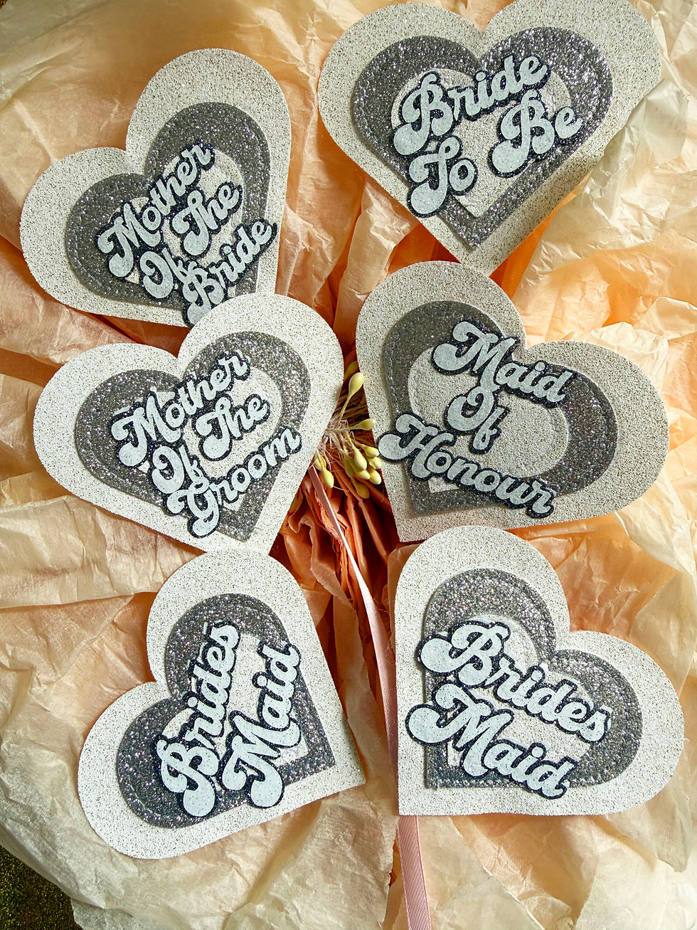 Thumbnail: Custom Wedding Favour Brooch unique wedding favours wedding table place cards 3D