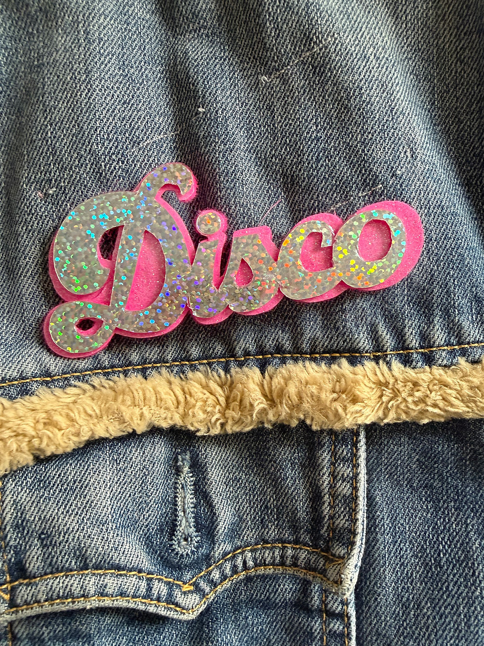 Thumbnail: Disco Kitchen Disco Party Badge Pin