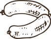Sausage links illustrated brown.png