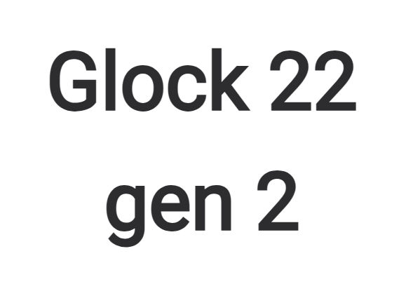 Glock 22 gen 2 Holsters