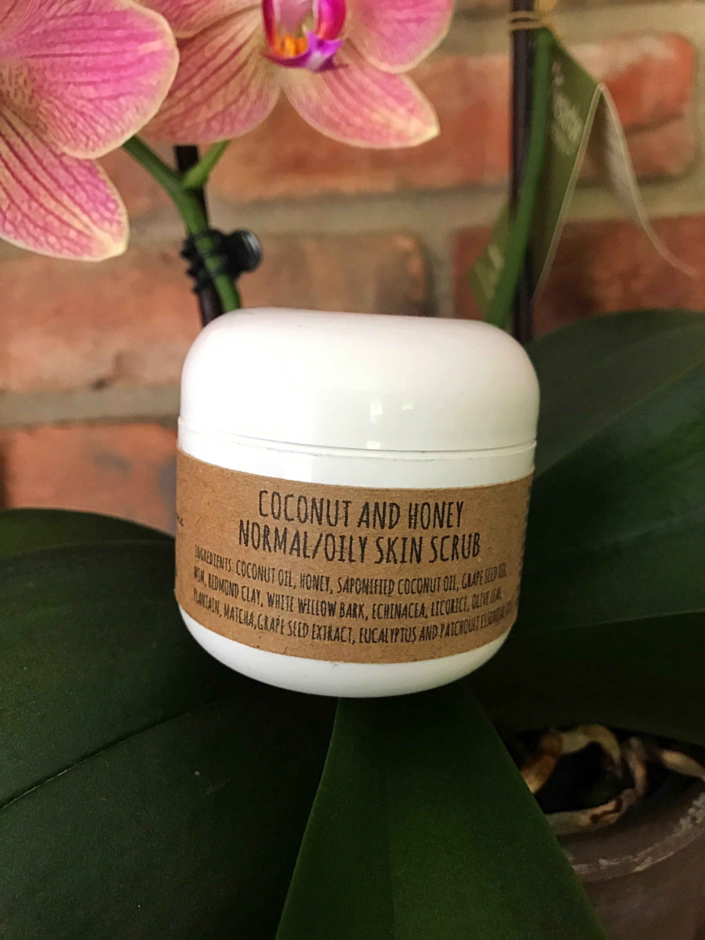 Coconut and Honey NORMAL/OILY Skin Scrub 2 oz.