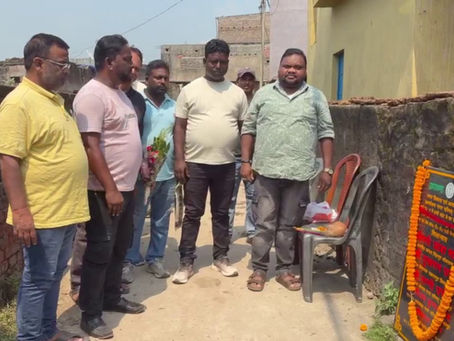 चक्रधरपुर नगर परिषद क्षेत्र के वार्ड 18 व 9 में आरसीसी नाली व कलवर्ट निर्माण का नगर अध्यक्ष व उपाध्यक्ष ने किया शिलान्यास