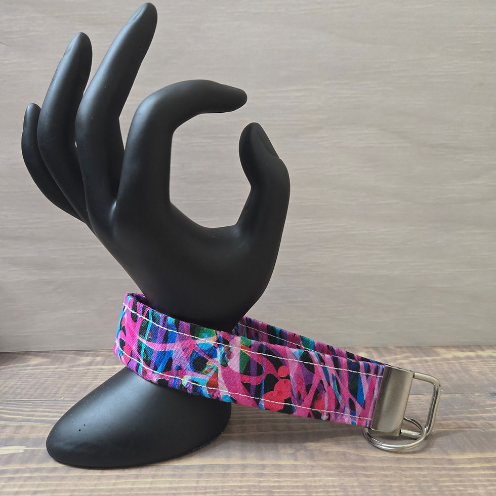 Rainbow Splatter Wristlet