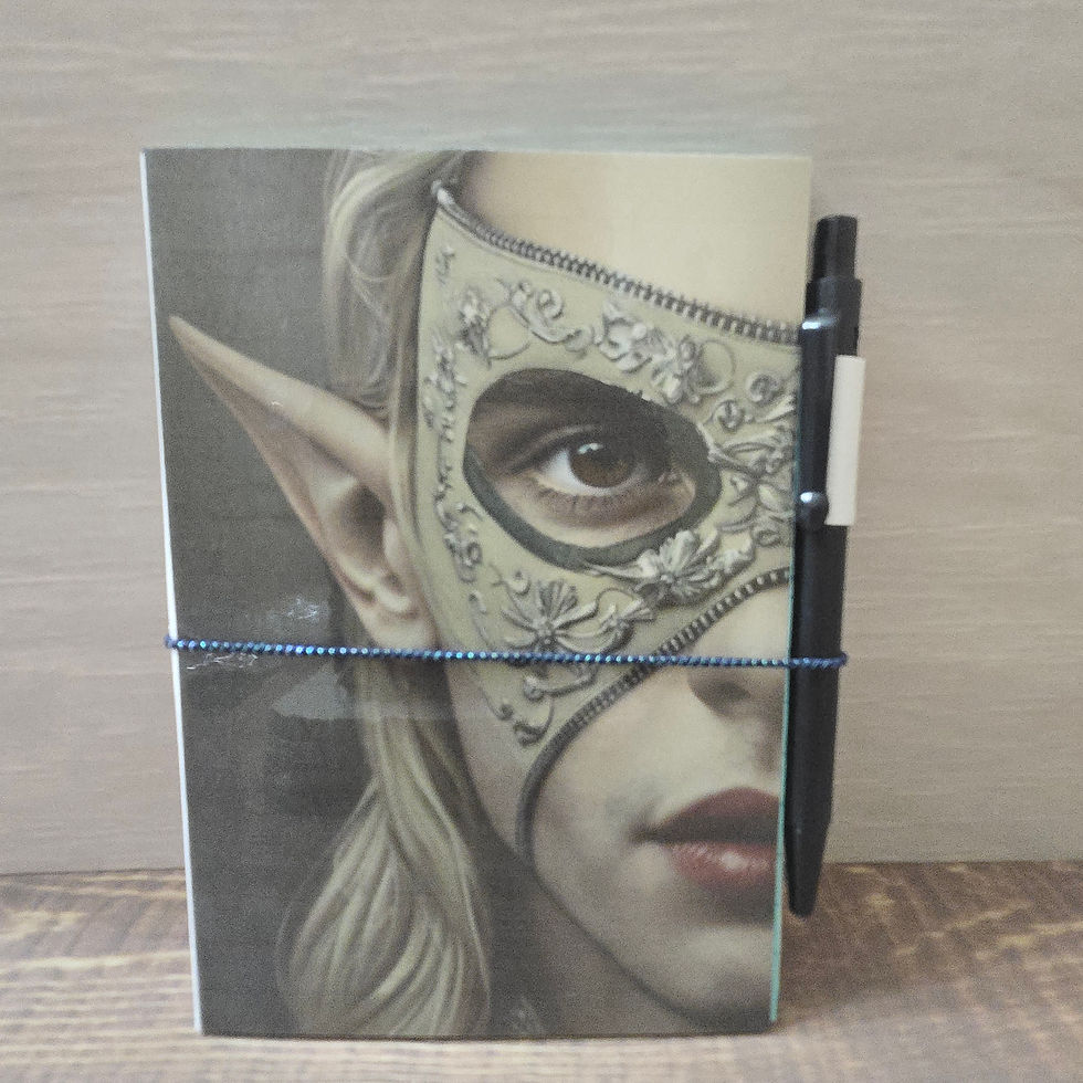 Elven Mask Pocket Notebook