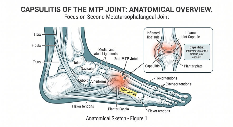 A diagram of capsulitis
