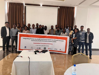 Eyu-Ethiopia Held Consultative Workshop on Using eCHIS Eye Health Module to Integrate Primary Eye Care