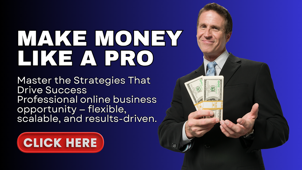 Make Money Like a Pro Master the Strategies That Drive Success
Professional online business opportunity — flexible, scalable, and results-driven.
