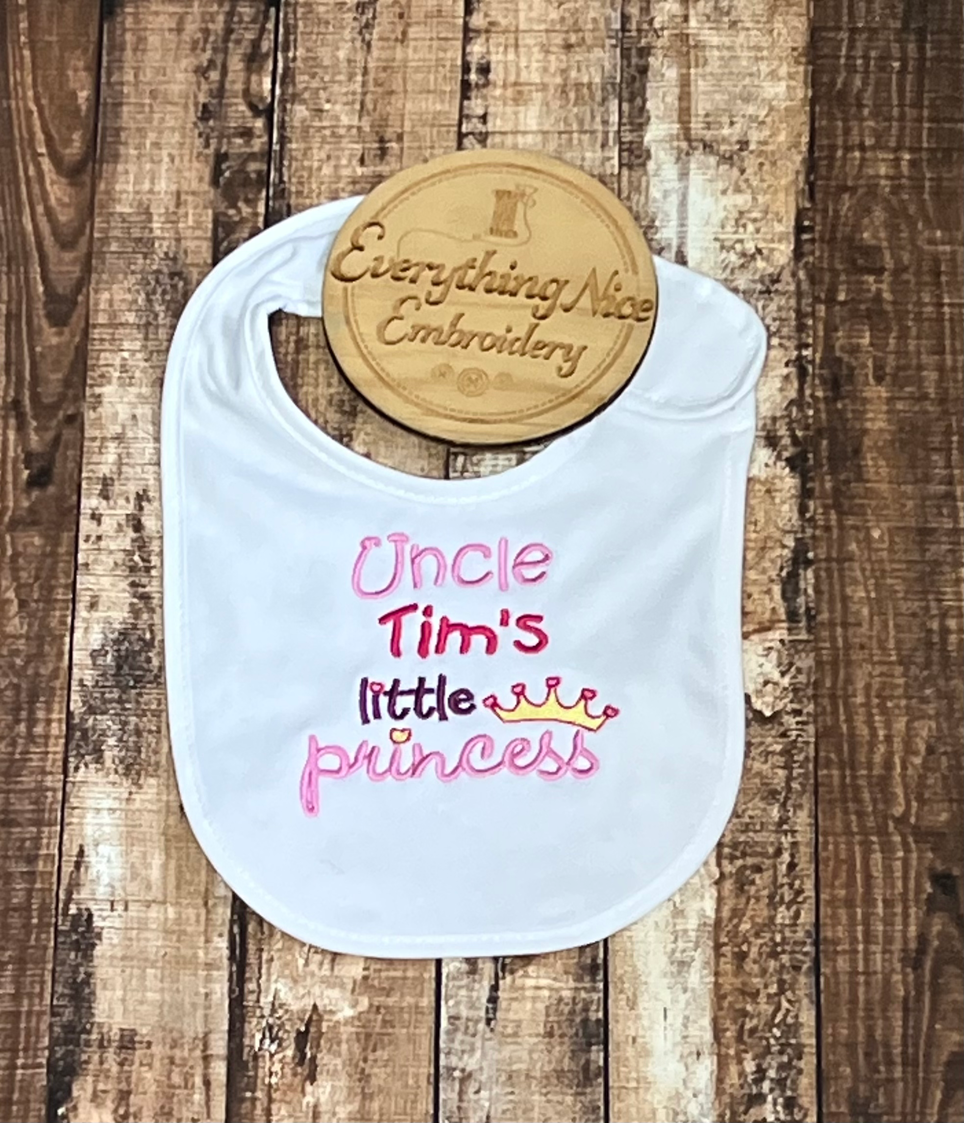 Personalised Bib - Princess