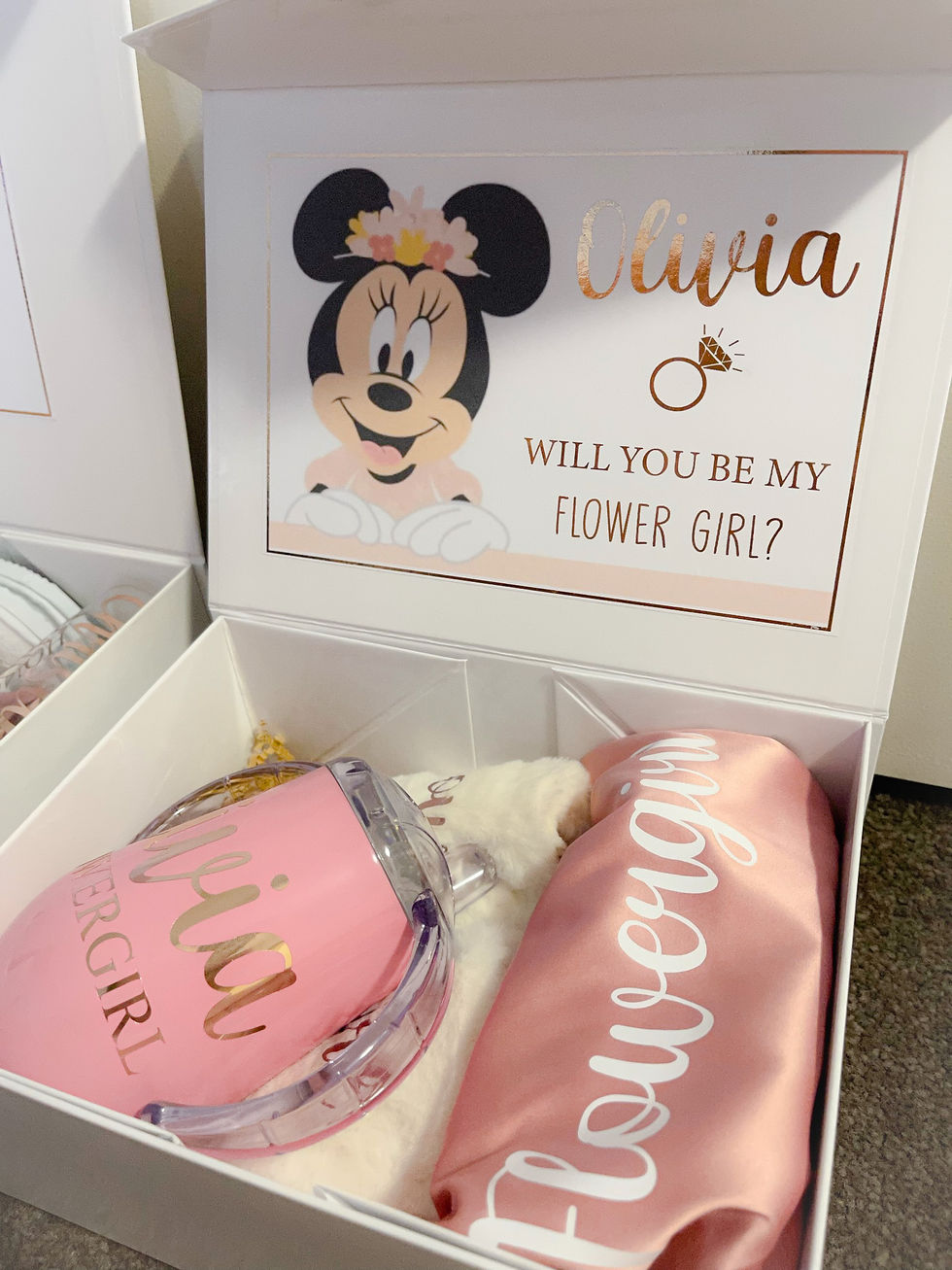 Flower Girl Announcement Box