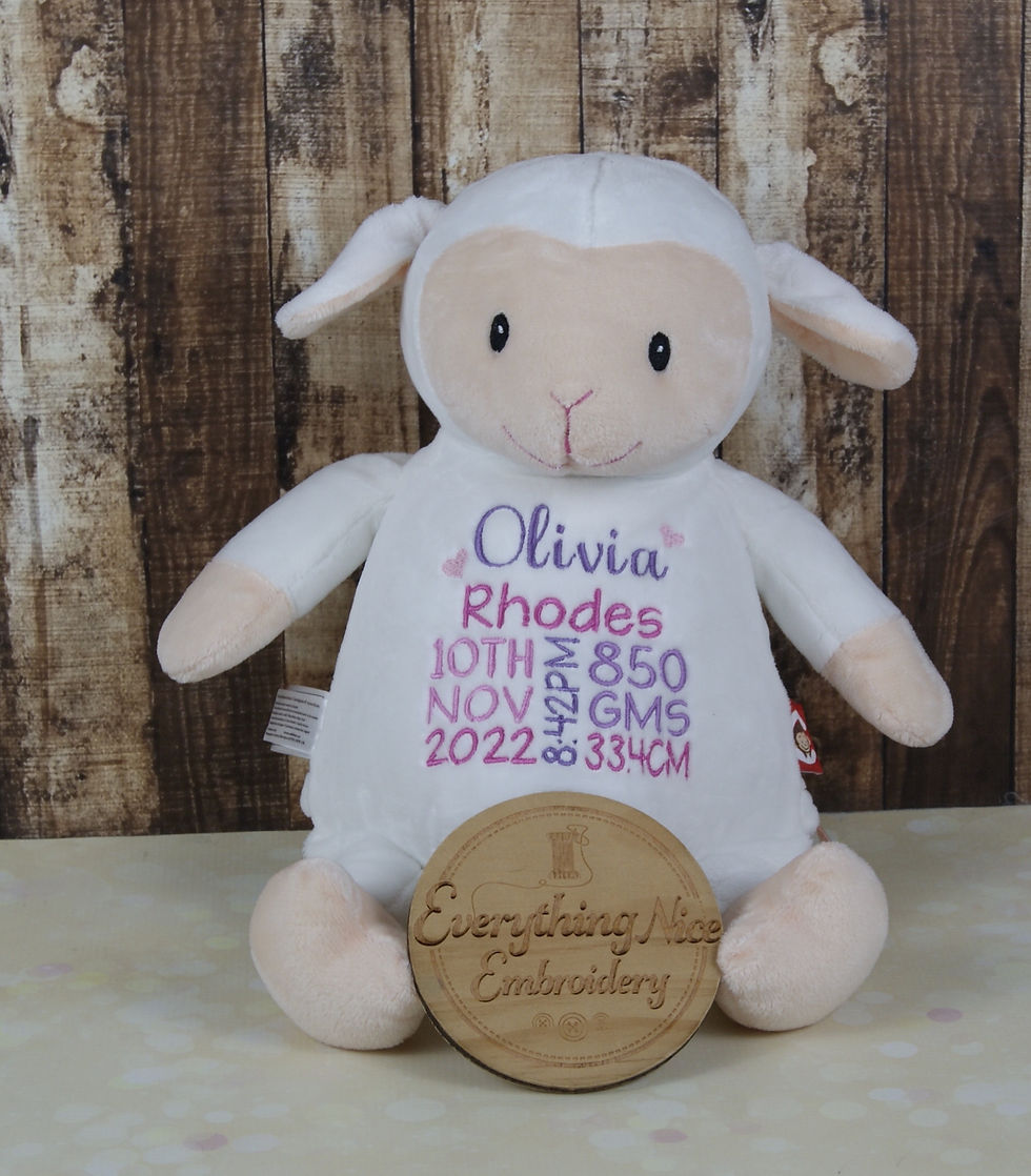 Personalised Lamb