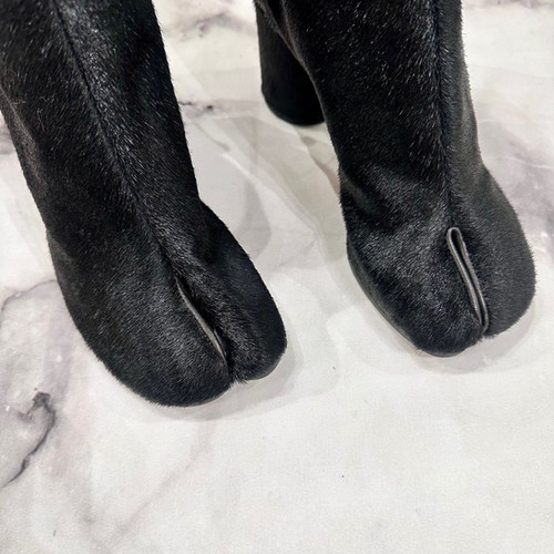 Maison Margiela Pony Hair Tabi Boots | addictionstudios