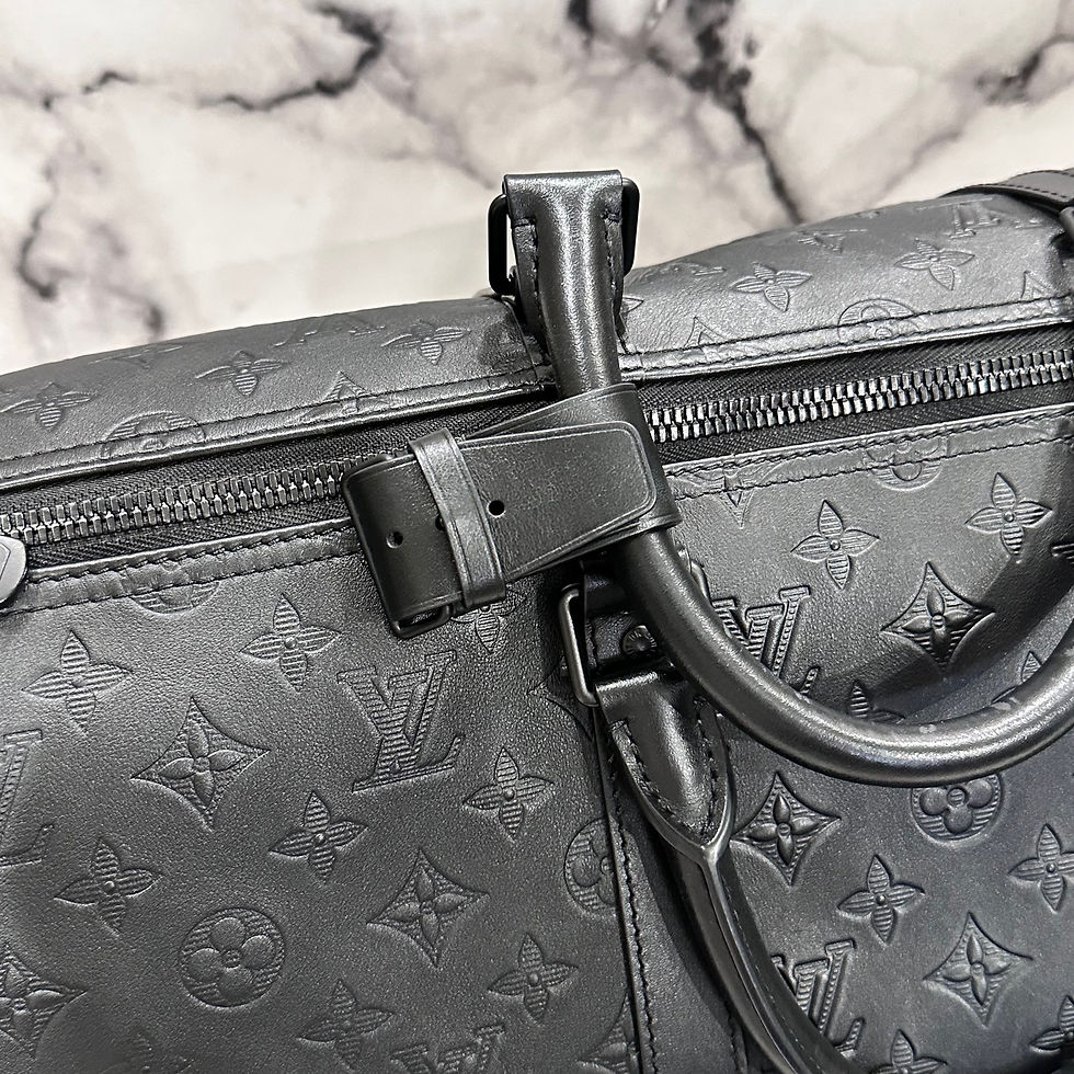 Thumbnail: Louis Vuitton Keepall Bandouliere Shadow Monogram 50