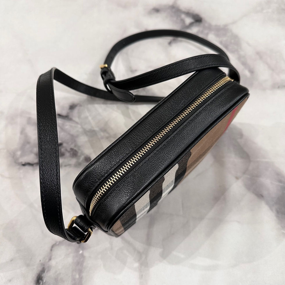 Thumbnail: Burberry Check Camera Bag