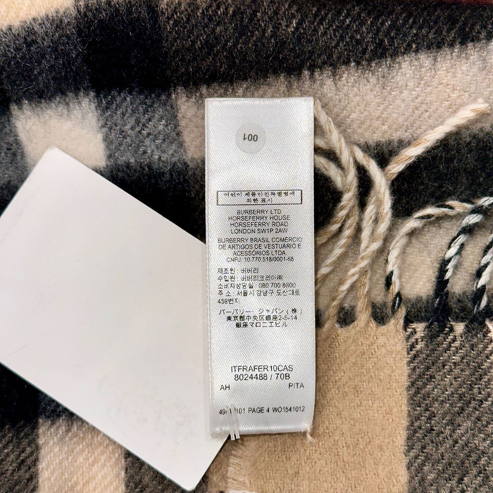 Thumbnail: Burberry Reversible Scarf