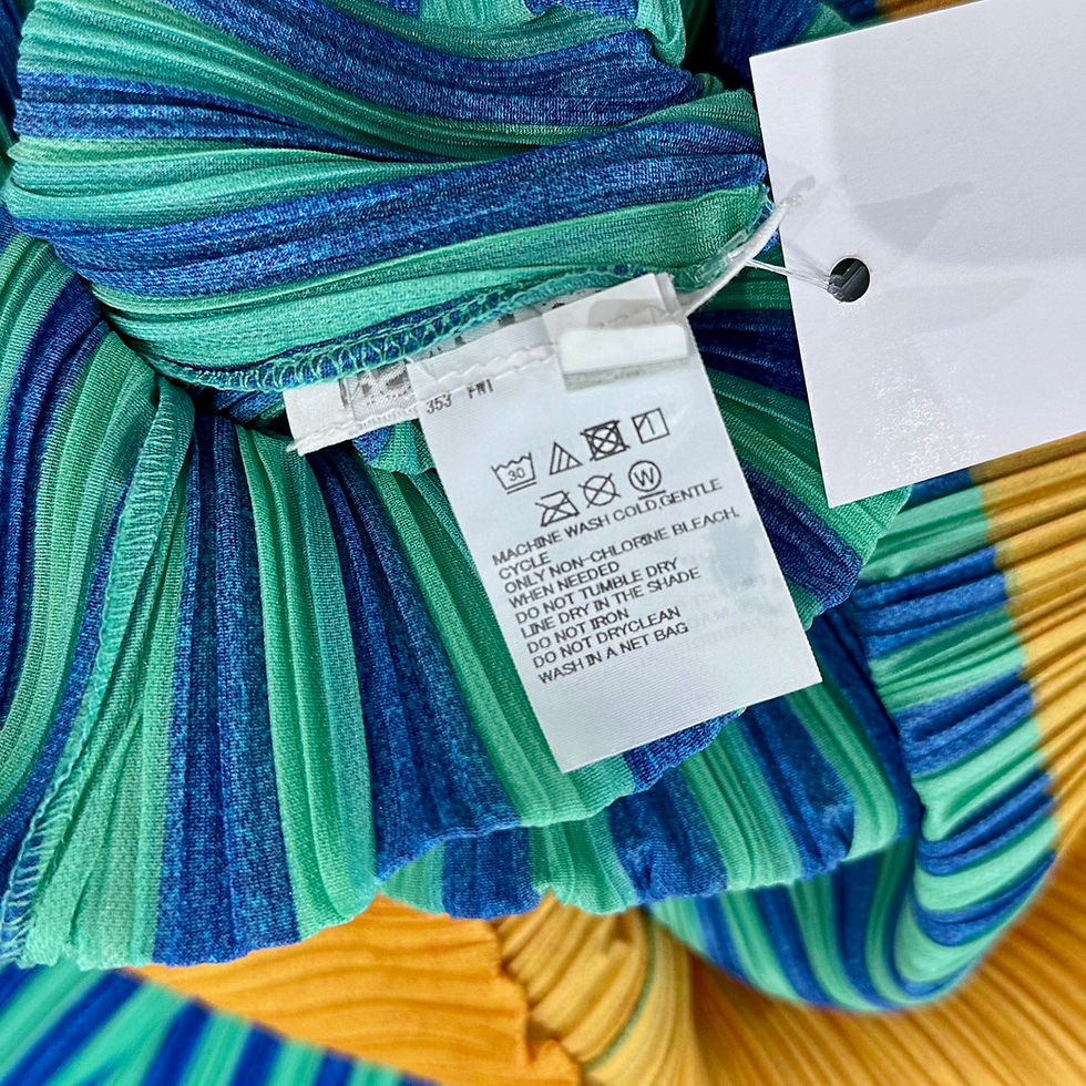 Thumbnail: Issey Miyake Pleats Please Striped Dress