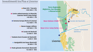 TOSCANA. Così la Toscana si prepara alla guerra. Porto, basi e stazioni