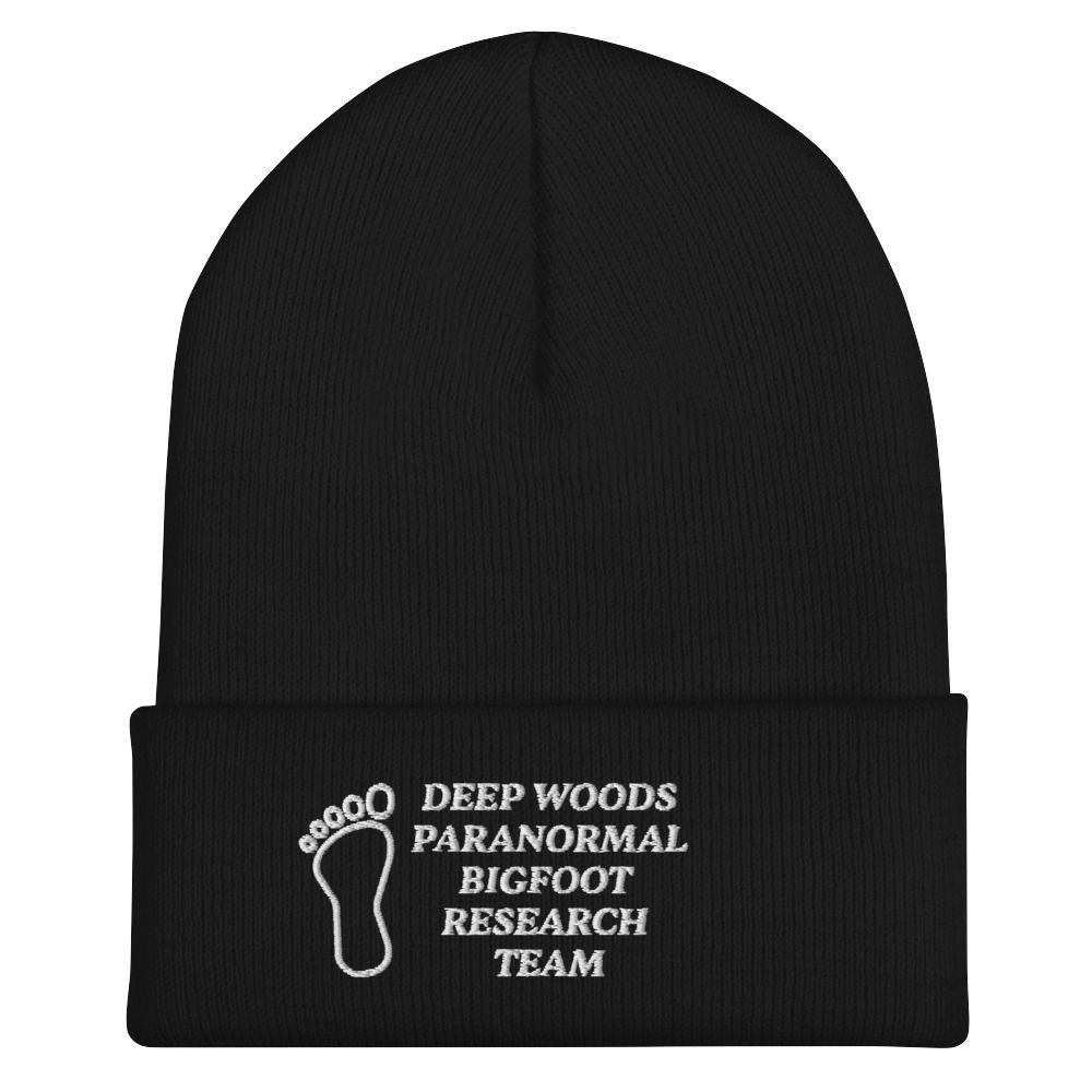 Deep Woods Paranormal Bigfoot Cuffed Beanie