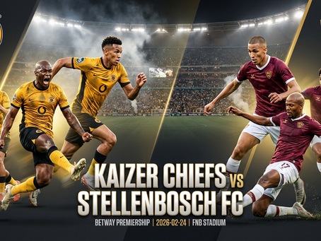 Featured Match-Up |🇿🇦 Betway Premiership | Kaizer Chiefs vs Stellenbosch FC | 🗓️ Feb 24 2026 | 🏟️ FNB Stadium