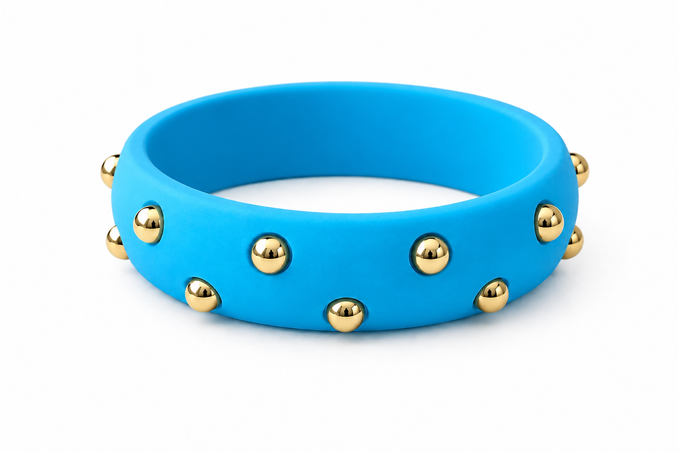 Thumbnail: ST.TROPEZ- Bracciale  con Borchie Dorate