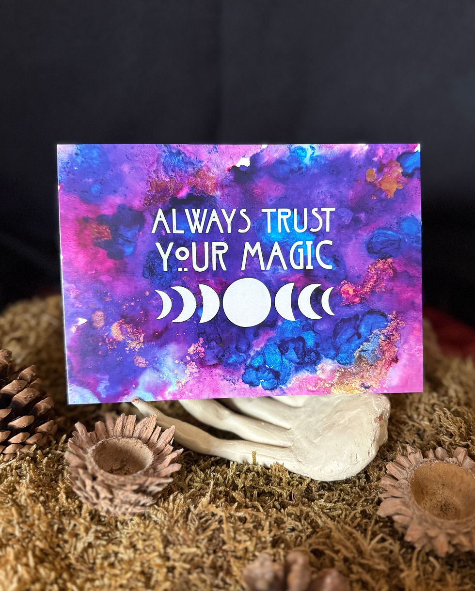 Miniaturbild: Postkarte "Always trust your Magic"