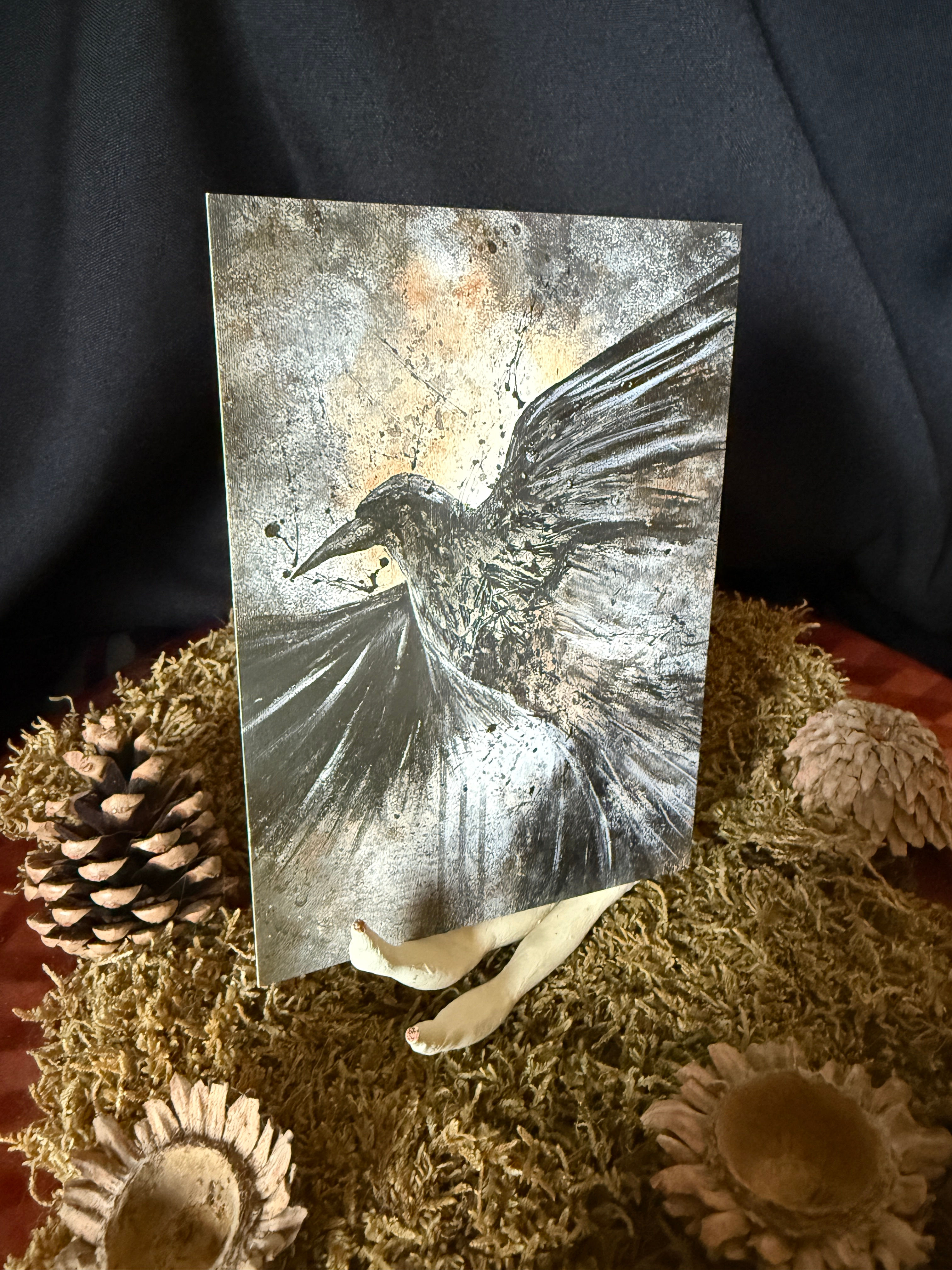 Postkarte "The Raven"