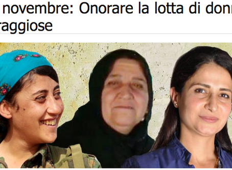 25 novembre per le donne Curde