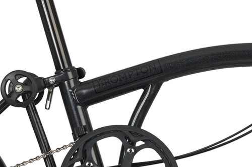 Brompton Bicycle, P LINE: URBAN - Midnight Black 4 speed | Happy