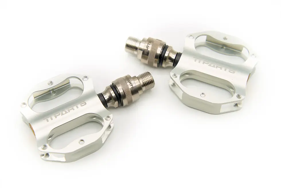 Thumbnail: Ti Parts Workshop Mini Pedals