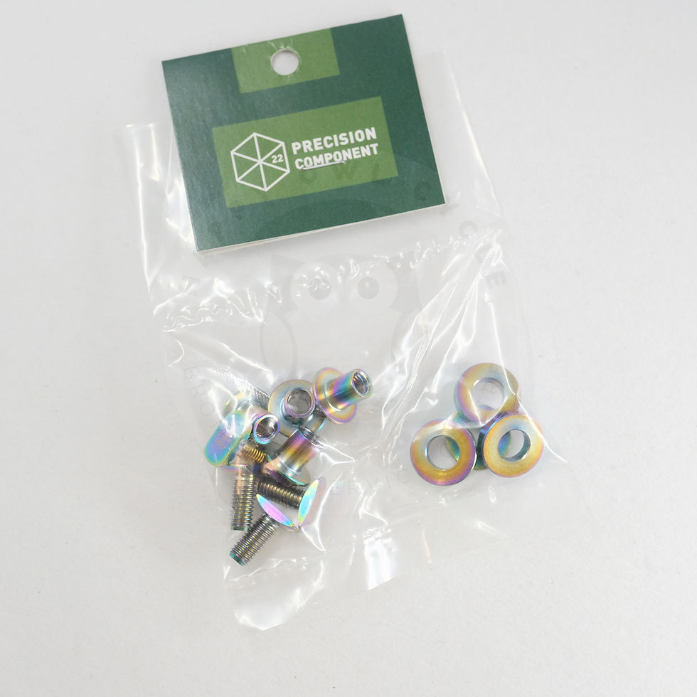 Imej kecil: Precision Component Brake Shoe Titanium Bolt Set