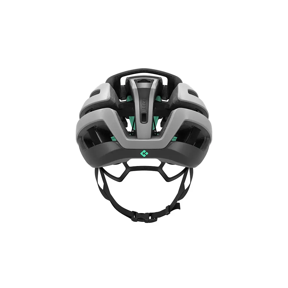 Imej kecil: Lazer Z1 KinetiCore Helmet (Rear - Harbour Grey)