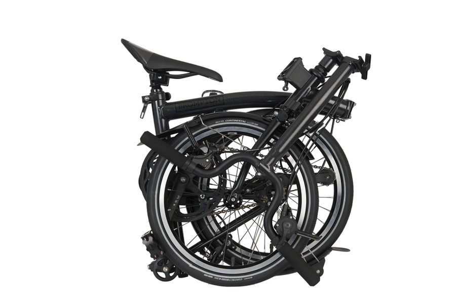 Brompton Bicycle, P LINE: Explore ( 12 Speed ) - Midnight Black