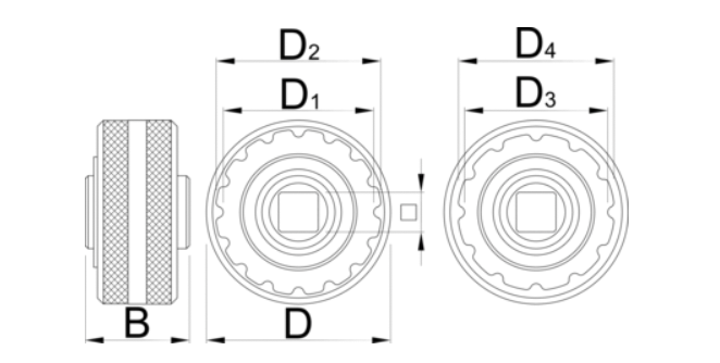Imej kecil: Unior Bottom Bracket Socket T47