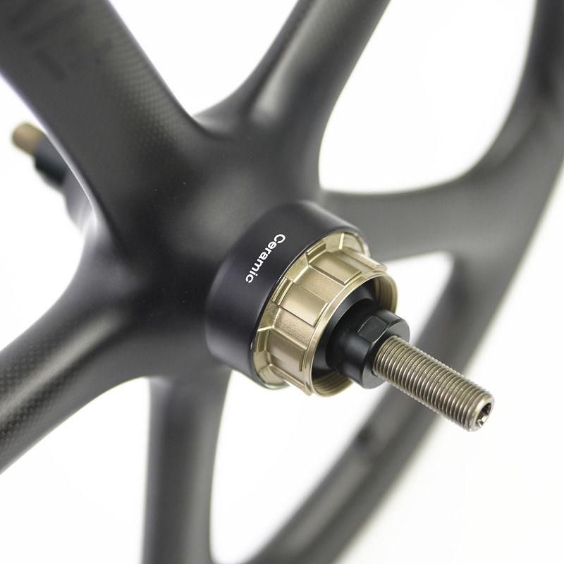 Thumbnail: SMC FIVE 16" 349 5-spokes Carbon Wheels for 3-speed 7-speed