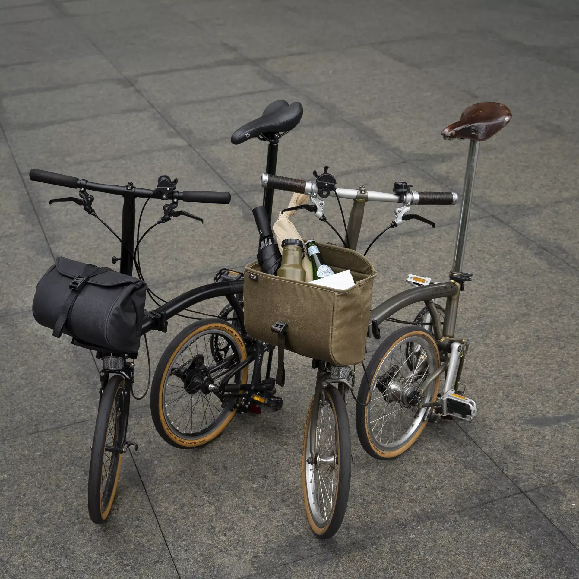 Wotancraft Y-Bag Brompton 8L (with frame) - Khaki