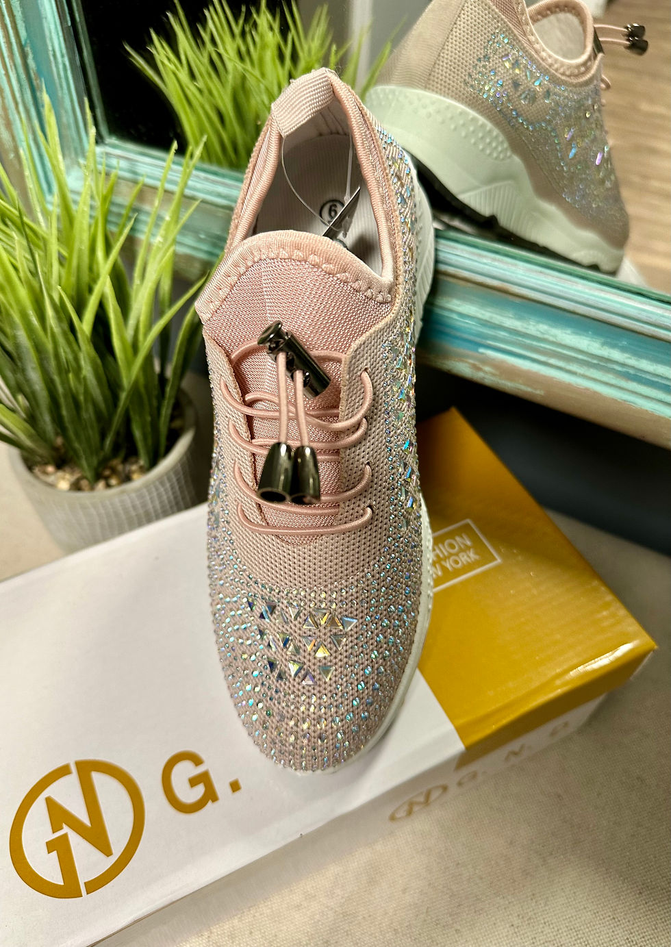 Thumbnail: Rhinestone Tennis Shoe