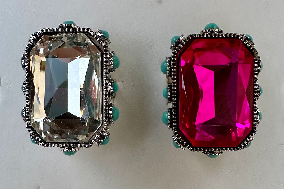 Thumbnail: Rectangle Crystal Ring