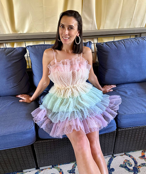 ruffled tulle mini dress Elegant Sage Strapless Ruffle Tulle Mini Dress M / Sage