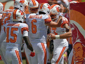 Baker Mayfield Leads Buccaneers to Thrilling 29–27 Victory Over Jets